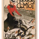 Comiot Motocycles VINTAGE AD POSTER Théophile A. Steinlen France 20x30 HOT!