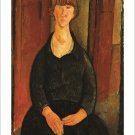 amedeo MODIGLIANI vintage art poster FLOWER VENDOR portrait LUMINOUS 20x30