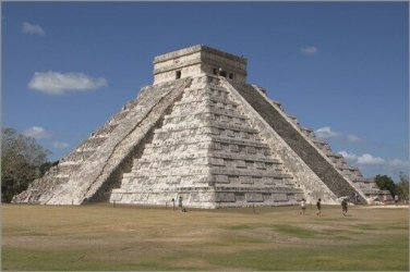 CHICHEN ITZA poster PRE-COLUMBIAN city built by MAYAN PEOPLE historic 20x30