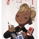 GEVAERT FILM vintage ad poster Donald Brun Belgium 1947 20x30 rare ANIMATED