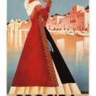 PROCIDA island of GRAZIELLA VINTAGE TRAVEL POSTER M. Puppo Italy '52 20x30