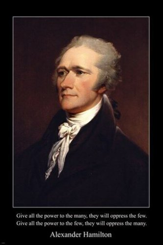 portrait ALEXANDER HAMILTON FOUNDING FATHER USA poster 20x30 FEDERALIST