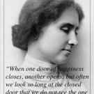HELEN  KELLER inspirational quote poster DEAF BLIND AUTHOR 20x30 motivating