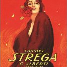 MANIFESTO marcello dudovich LIQUORE STREGA vintage alcohol AD POSTER 20x30