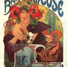 VINTAGE 1900's FRENCH POSTER advertisement bieres de la meuse 20x30