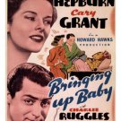 BRINGING UP BABY movie poster HOWARD HAWKS 1938 20x30 hot new rare