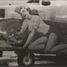 vintage WW2 BOMBER PLANE showing FOOTBALL PLAYERS art poster UNIQUE 20x30
