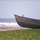 OLD FISHING BOAT vintage art photo poster OCEAN WAVES one-of-a-kind 20x30 OLD FISHING BOAT vintage art photo poster OCEAN WAVES one-of-a-kind 20x30