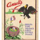 vintage ANSELLS BEER ad poster 20x30 artistic UNUSUAL collectors HOT NEW