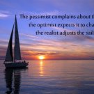 SUNSET sailboat  INSPIRATIONAL POSTER 20x30 SAILOR'S quote WISDOM realism