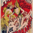 VINTAGE 1900'S FRENCH POSTER beautiful NEW outstanding collectors  20x30
