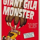 THE GIANT GILA MOSTER 1959 vintage horror film poster SCIENCE FICTION 20x30 THE GIANT GILA MOSTER 1959 vintage horror film poster SCIENCE FICTION 20x30