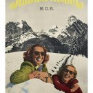 SAANENMOSER suisse switzerland SHEIZ artist vintage AD POSTER snowy 20x30