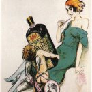 pelikan liquor vintage ad poster THEO MATEJKO germany CHERUB 1921 20x30 rare