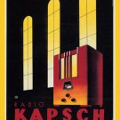RADIO KAPSCH vintage ad poster AUSTRIA 1934 20x30 CLASSIC RARE TOP QUALITY