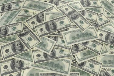 $100 DOLLAR background KITSCHY art poster 20x30 rich MONEY wealth benjamins