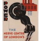 London's underground VINTAGE POSTER 1930 E. Kauffer UK 20x30 very rare!