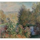 CLAUDE MONET Corner Of The Garden At Montgeron FINE ART POSTER 20x30