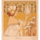 SIN TITULO (MAJOLIQUE) vintage ad poster HENRI PRIVAT-LIVEMONT french 20x30