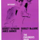 THE CHILDREN'S HOUR movie poster HEPBURN and MACCLAINE alternative 20x30