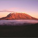 mt. kilimanjaro TANZANIA AFRICA poster WORLD FAMOUS dormant volcano 20x30