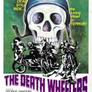 the death wheelers MOVIE poster 20x30 "HOWL IN TERROR" biker love ACTION