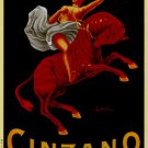 CINZANO vintage ad poster by CAPPIELO 20x30 ITALY New TOP QUALITY very rare