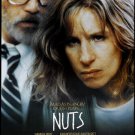 NUTS movie POSTER BARBRA STREISAND richard dreyfuss SCANDAL abuse 20x30