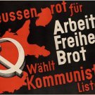 german interwar communist AD POSTER political historic COLLECTORS 20x30 #5