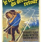 THE VIEW FROM POMPEY'S HEAD vintage FRENCH movie poster 1955 DRAMA 20x30