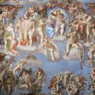 CLASSIC MICHELANGELO'S SISTINE CHAPEL LAST JUDGEMENT poster rare 20x30-PW0