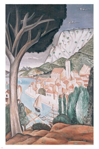Martigues Harbor in Provence ANDRE DERAIN FINE ART POSTER Classicism 20x30