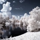 VIGELAND PARK NORWAY poster spectacular image INFRARED film pic 20x30