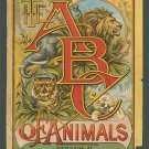 THE ABC OF ANIMALS vintage ad poster CHILDREN'S BOOK collectors 20x30 RARE