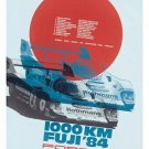 SPORTS CAR RACING POSTER 1000 km fuji '84 collectors prized 20x30