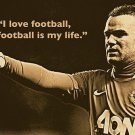 photo quote poster WAYNE ROONEY SOCCER STAR sports collector's 20x30 NEW photo quote poster WAYNE ROONEY SOCCER STAR sports collector's 20x30 NEW
