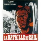 la bataille du rail MOVIE POSTER french resistance POLITICAL 1946 rare HOT