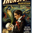 Thurston THE GREAT MAGICIAN vintage 1915 performing arts poster 20x30 rare!