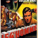 film noir french MOVIE poster KANSAS CITY CONFIDENTIAL payne gray 20x30
