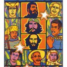 CUBAN HEROES POSTER Raul Martinez Cuba 20x30 latin america REVOLUTION rare