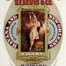 Cigars Vintage Ad Poster United States 1872 20x30 Memorabilia Prized Rare