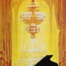 VINTAGE C. BECHSTEIN POSTER 1920 20x30 grand piano concert RARE decorative!