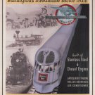 the zephyr VINTAGE TRAIN POSTER C. N. JOHNSON US 1934 20x30 sleek COLLECTORS