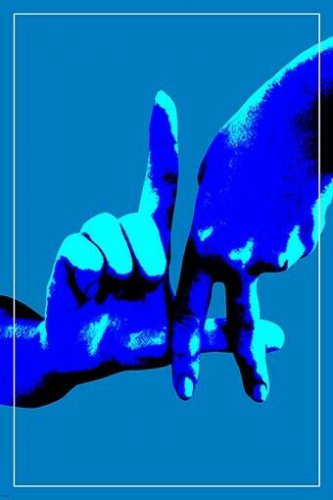 Los Angeles Dodgers Hand Sign Poster 20x30 inch