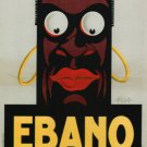 EBANO VINTAGE AD POSTER GIOVANNI MINGOZZI ITALY 1927 20x30 TOP QUALITY