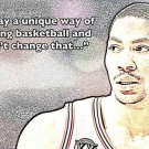 photo quote poster DERRICK ROSE basketball great UNIQUE WAY OF PLAYING 20x30 photo quote poster DERRICK ROSE basketball great UNIQUE WAY OF PLAYING 20x30