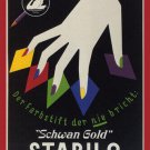 Stabilo Pencils VINTAGE AD POSTER Sussman Germany 1920 20x30 Unique New  - PY1