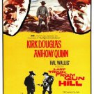 KIRK DOUGLAS ANTHONY QUINN movie poster LAST TRAIN FROM GUN HILL 20x30 cool