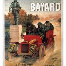 Automobiles Bayard VINTAGE AD POSTER Frédéric Hugo d'Alési France 20x30 HOT!