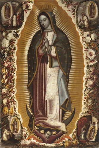 LADY GUADALUPE POSTER Manuel de Arellano 1691 - Virgin RARE HOT NEW 20x30